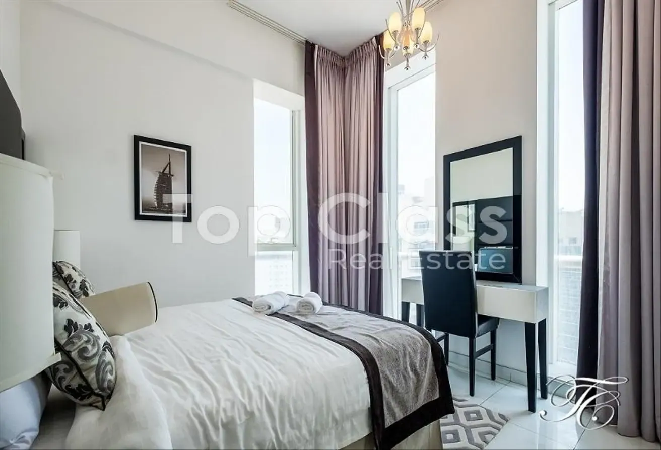 Fully Furnished |High Floor | Golf Course View