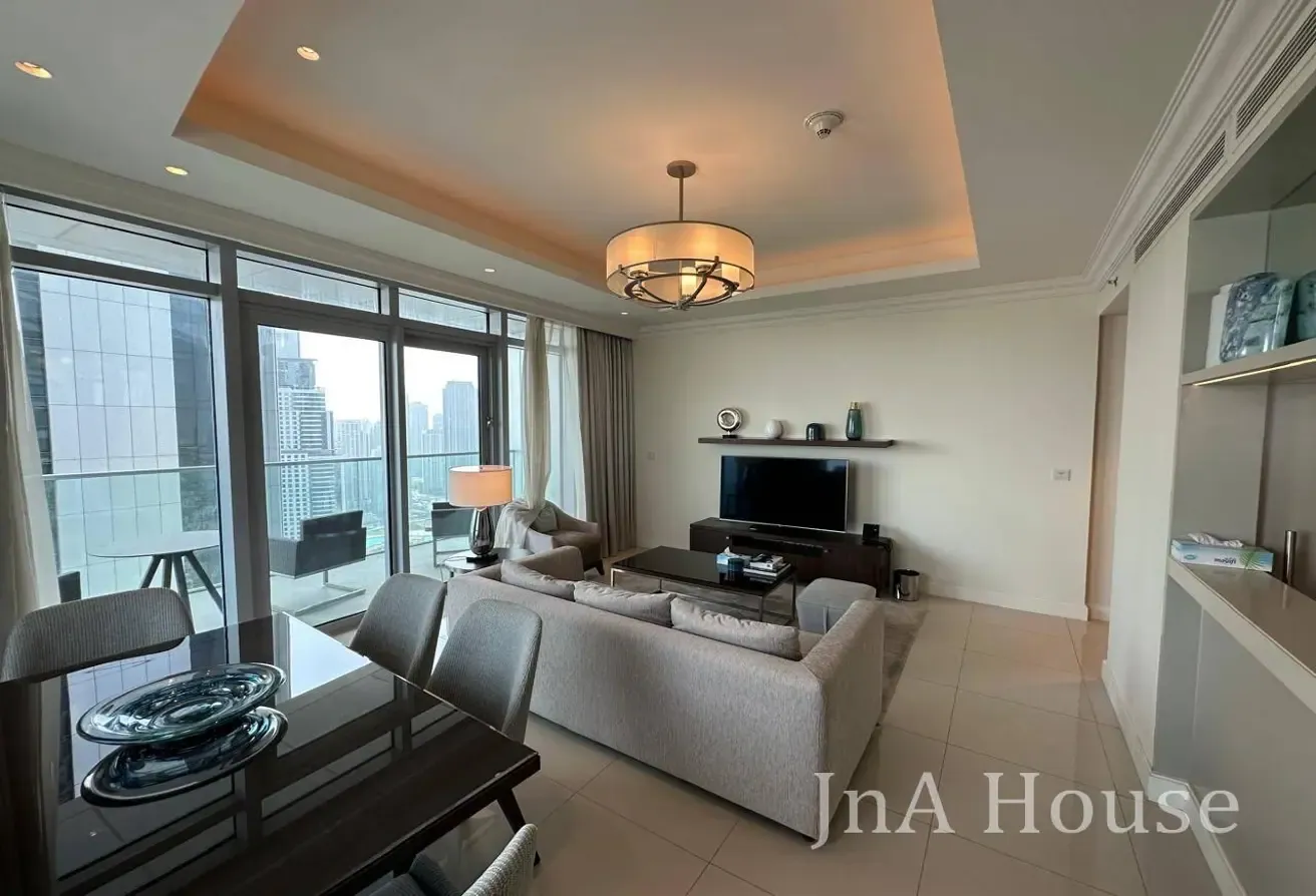 Luxury 2BR | Full Burj & Fountain View | High Flr!