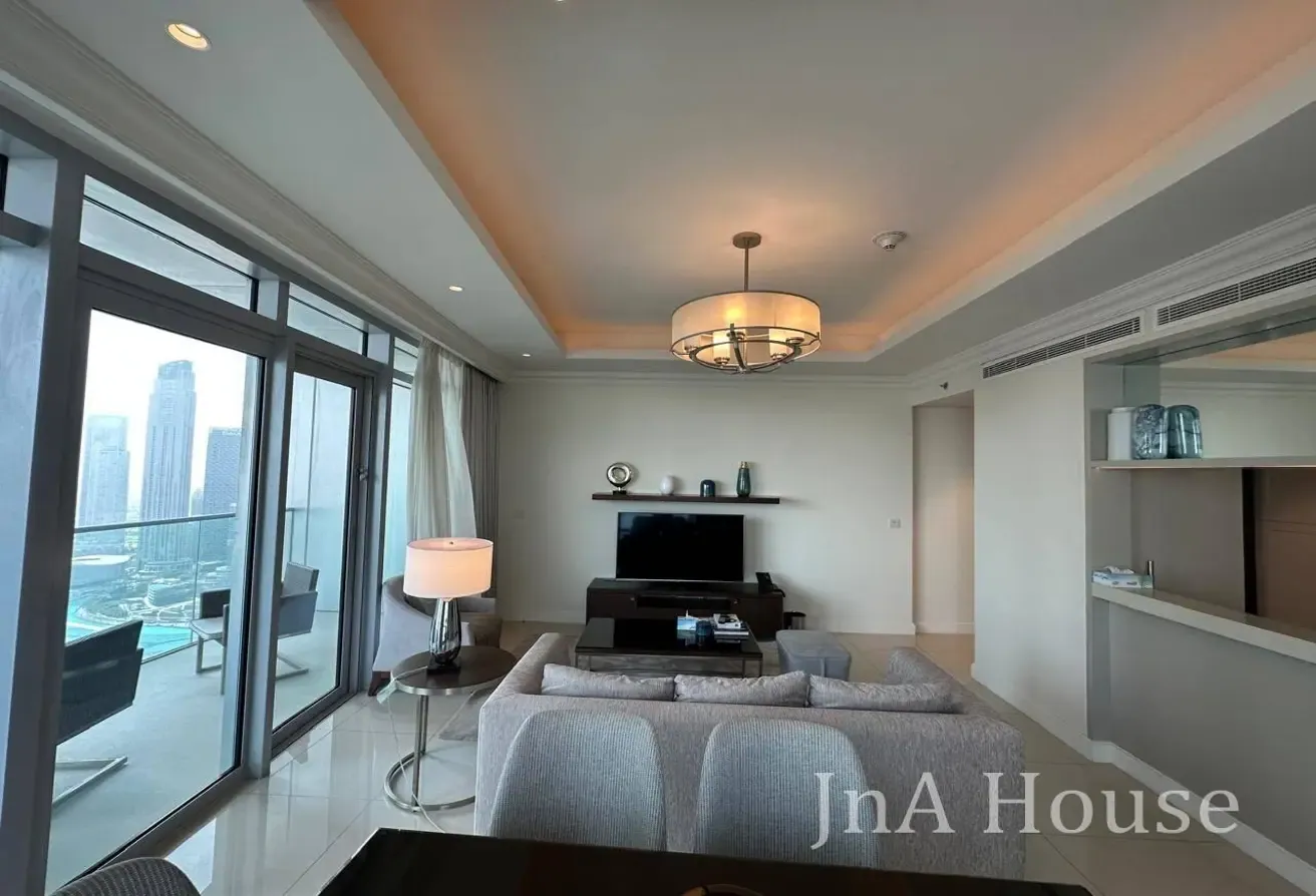 Luxury 2BR | Full Burj & Fountain View | High Flr!