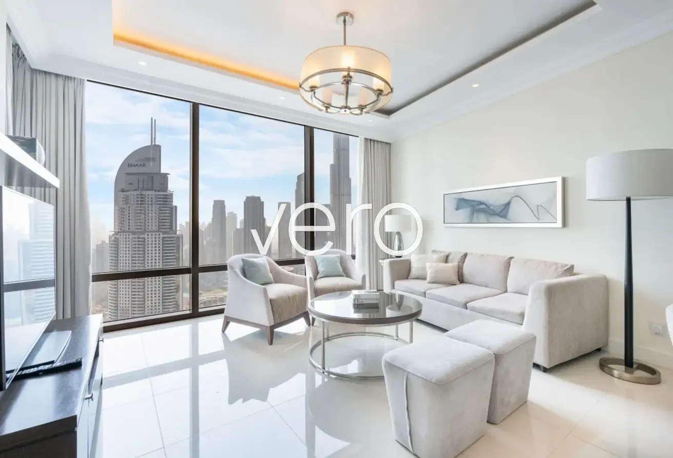 Bills Included | High Floor | Fountain/Burj Views