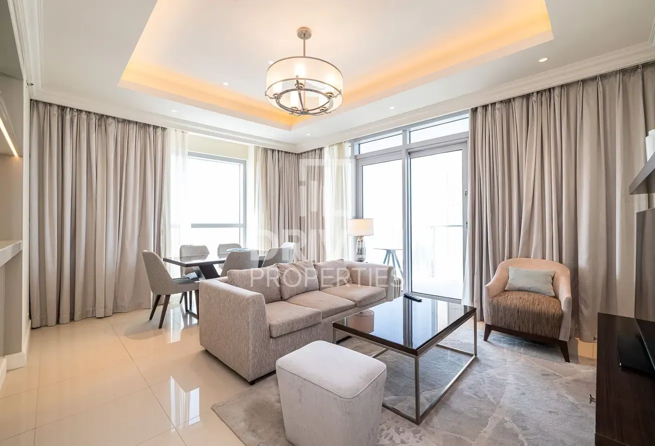 Burj Khalifa View and Fountain View | High Floor