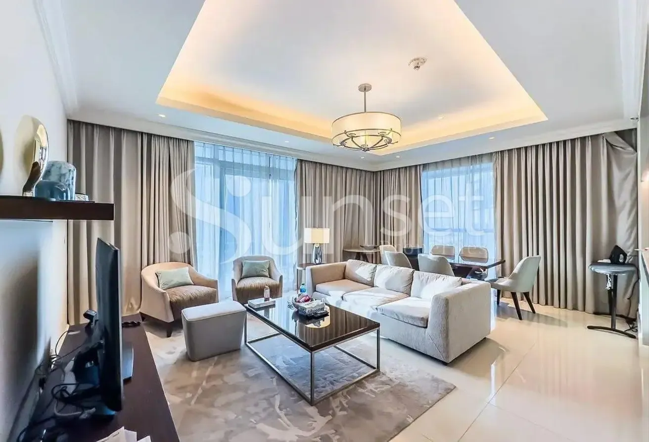 Elegant 2BR Apt | Burj Khalifa & Fountain Views