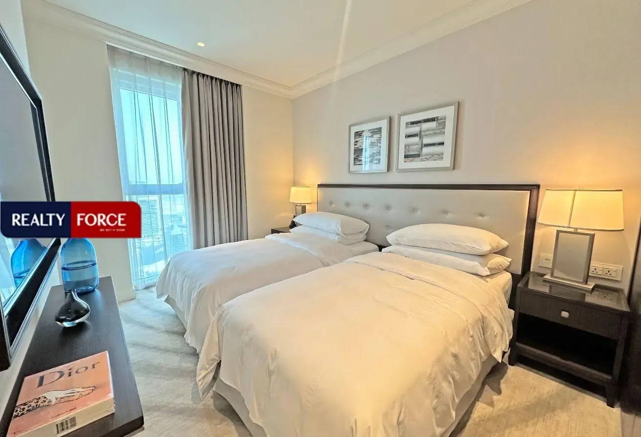 High Floor|Corner Unit|Burj Fountain Views|FF 2BR