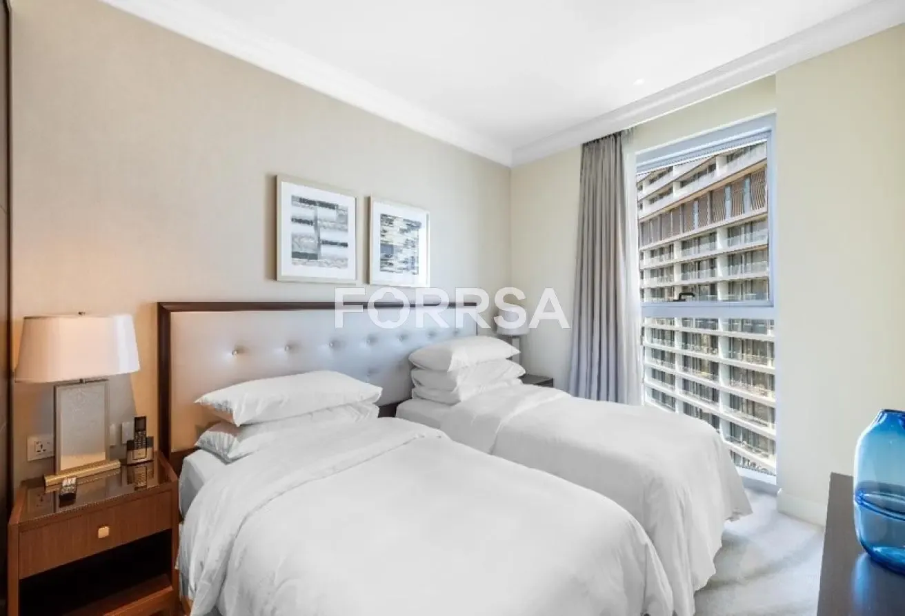 FULLY FURNISHED 2BR|BURJ KHALIFA VIEW|HIGH FLOOR