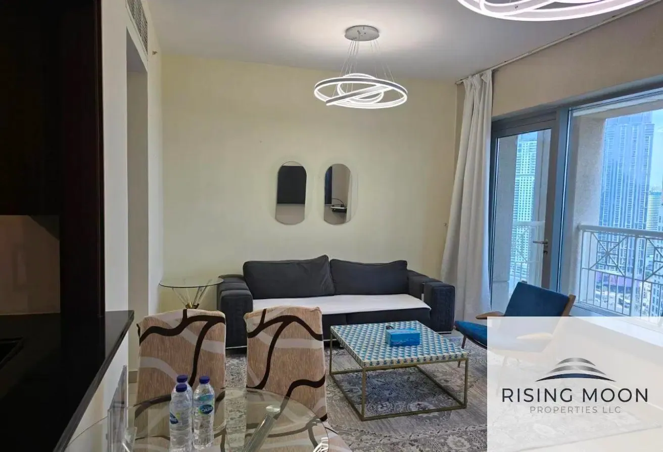 FULLY FURNISHED 1BR ON HIGHER FLOOR FOR RENT