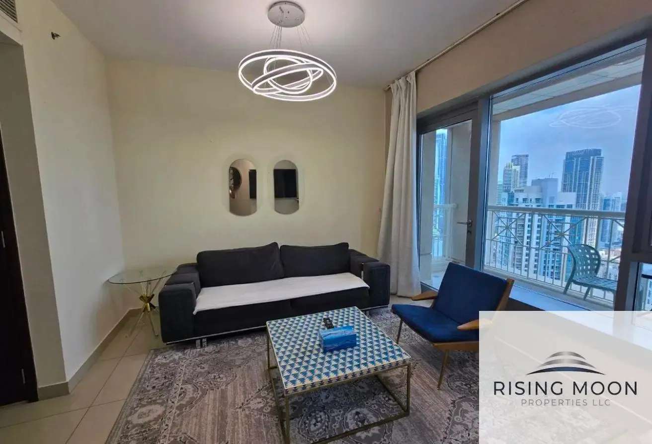 FULLY FURNISHED 1BR ON HIGHER FLOOR FOR RENT