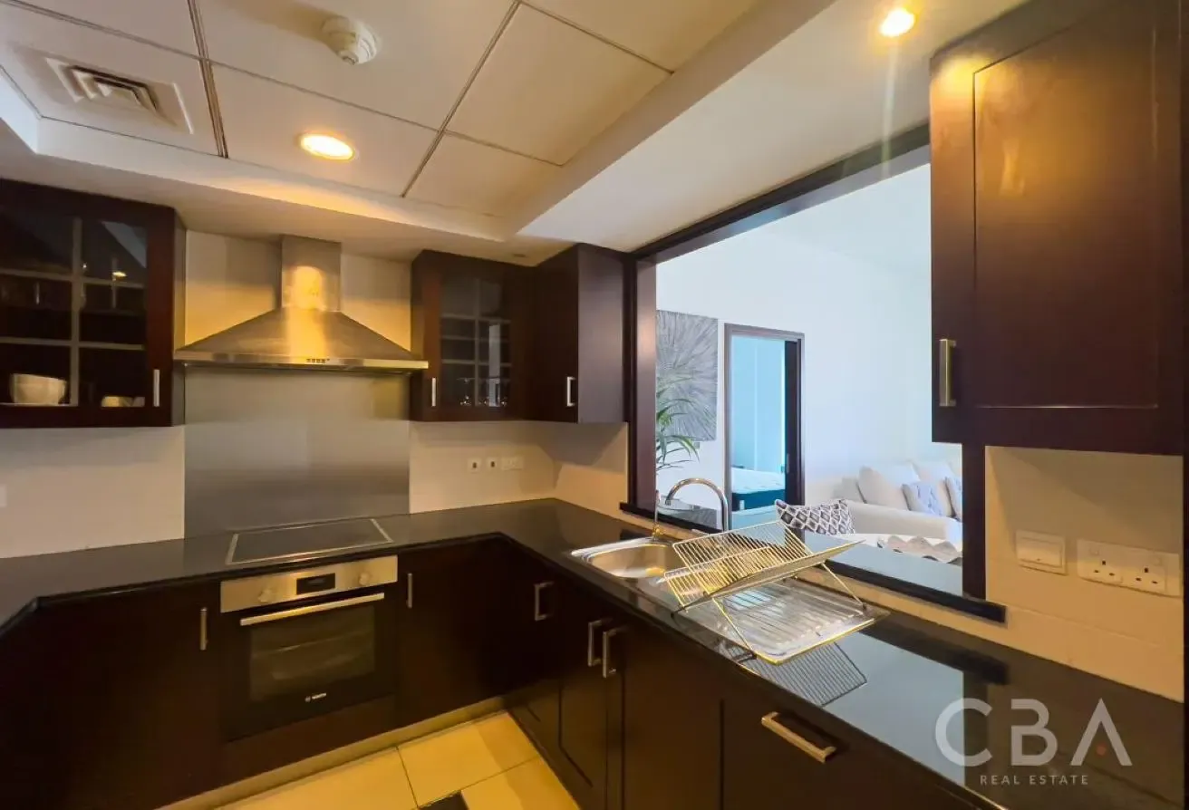 Furnished | Partial Fountain View | Vacant
