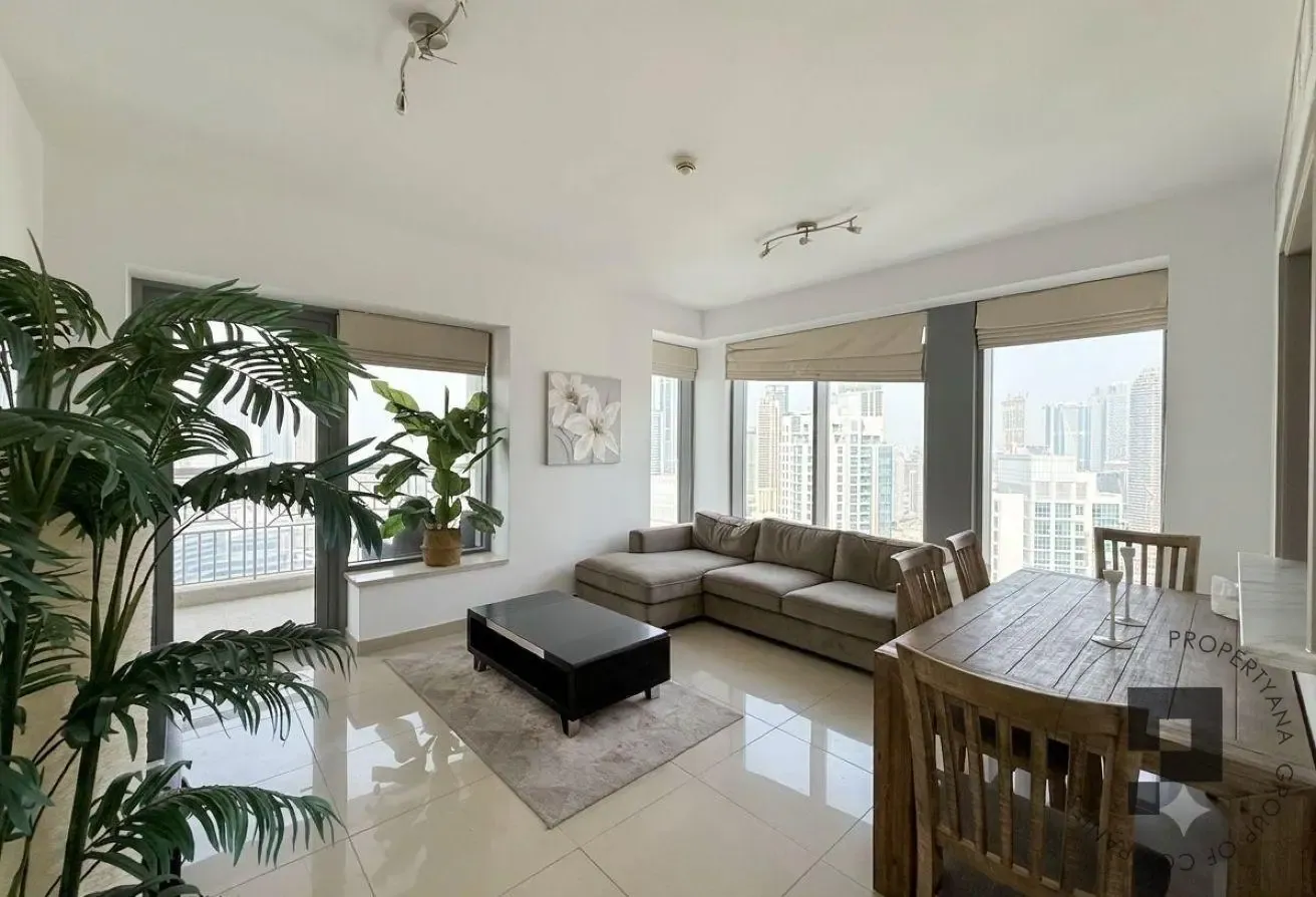 Upgraded & Furnished 2BR | Full Burj Khalifa View