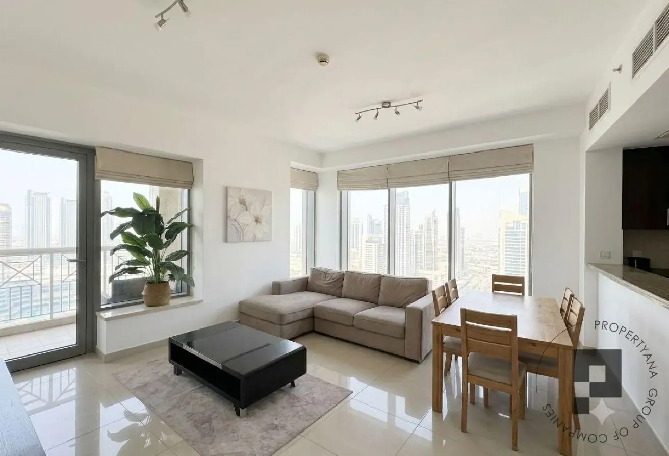 Upgraded & Furnished 2BR | Full Burj Khalifa View