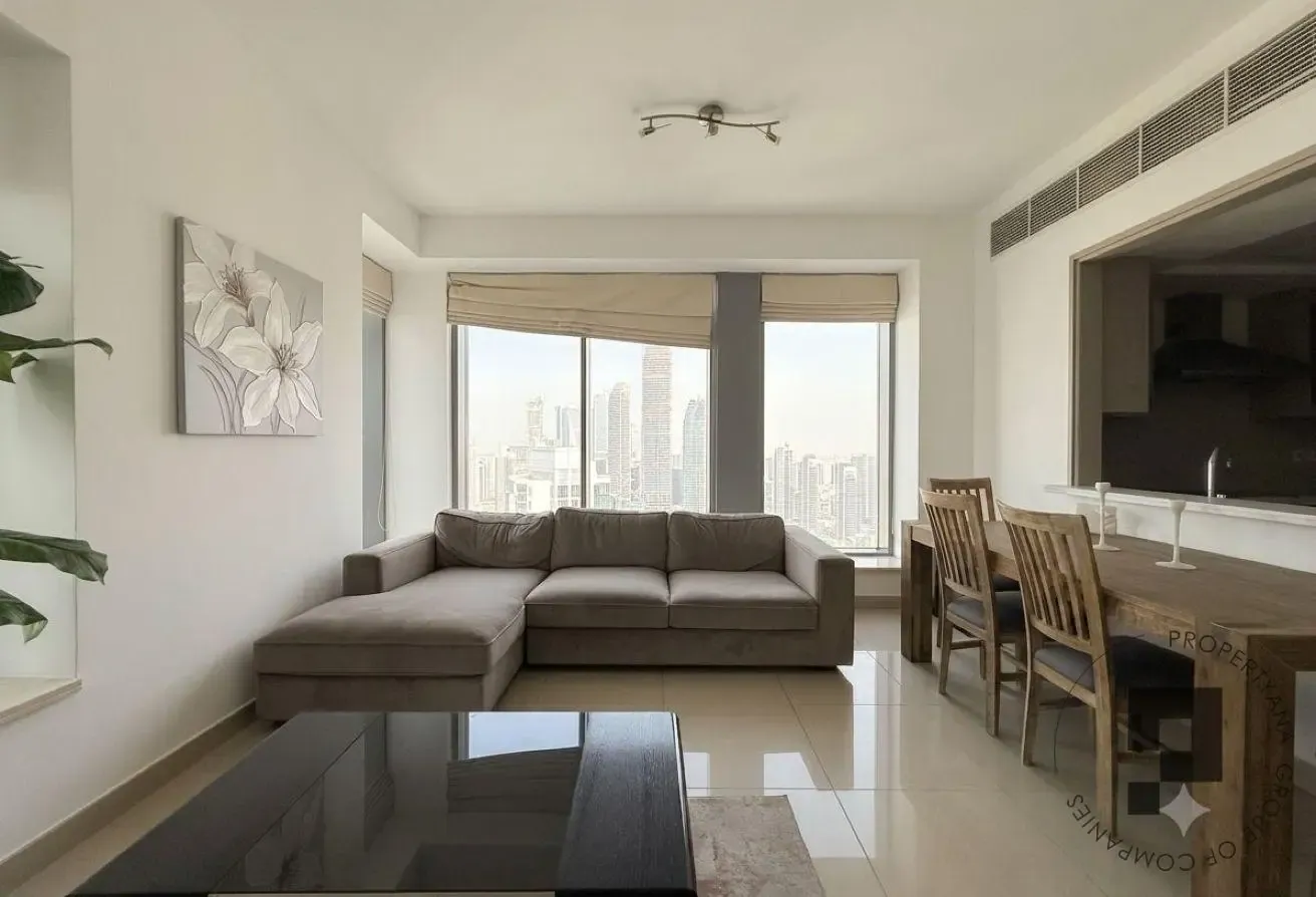 Upgraded & Furnished 2BR | Full Burj Khalifa View