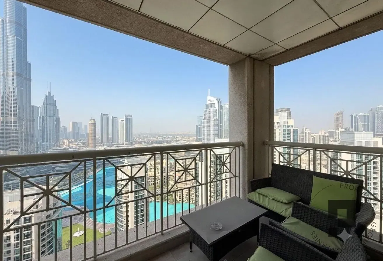 Upgraded & Furnished 2BR | Full Burj Khalifa View