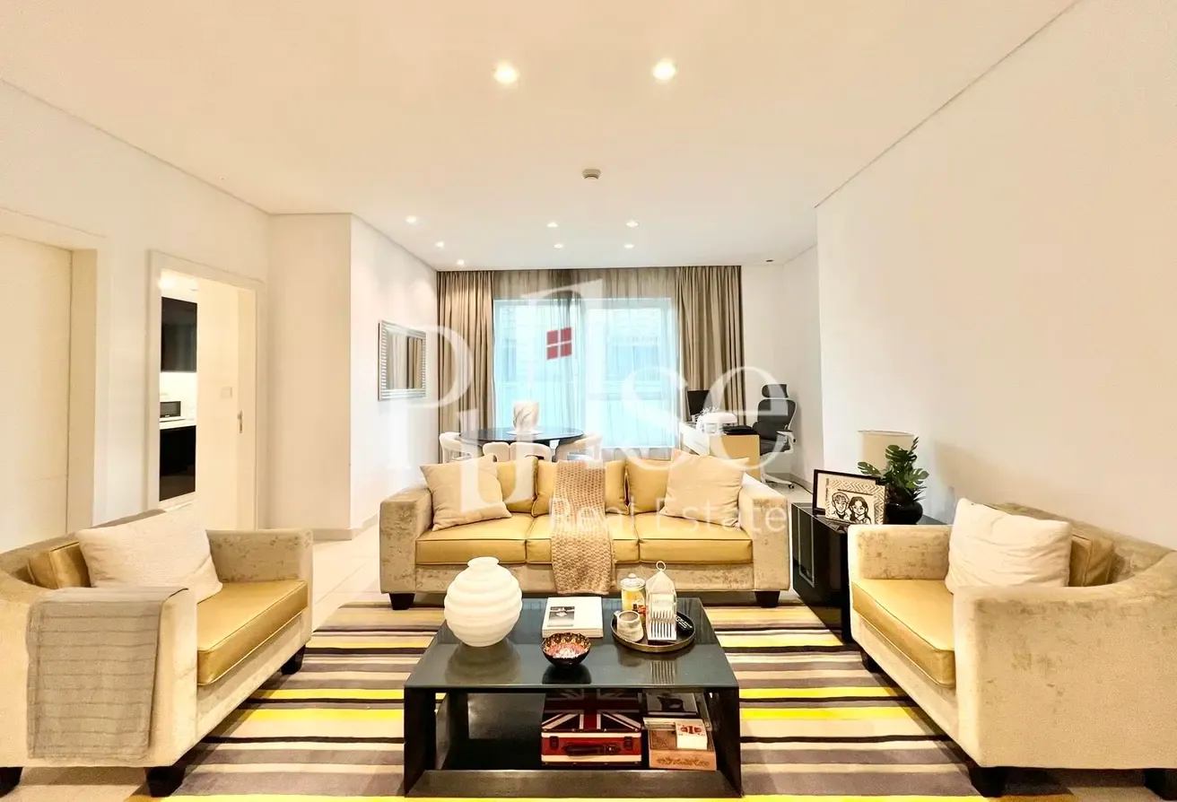 Furnished 1BR | Balcony | Community View