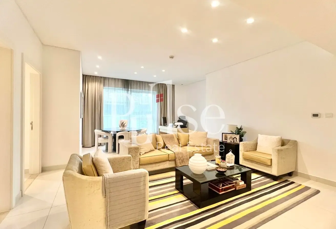 Furnished 1BR | Balcony | Community View