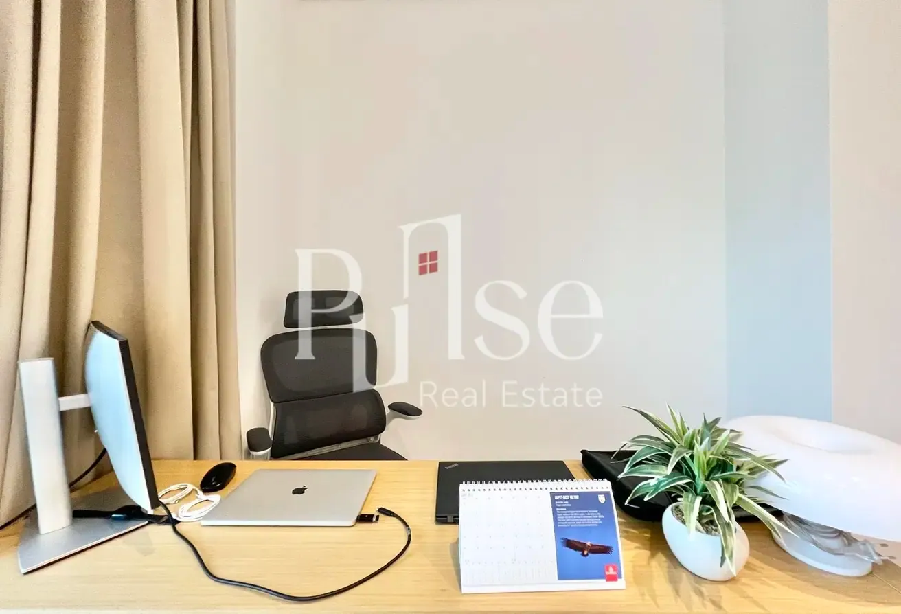 Furnished 1BR | Balcony | Community View