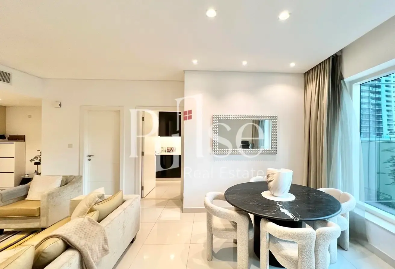 Furnished 1BR | Balcony | Community View