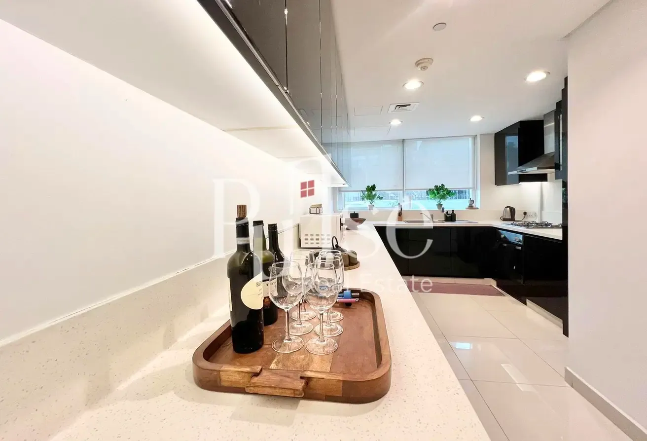 Furnished 1BR | Balcony | Community View