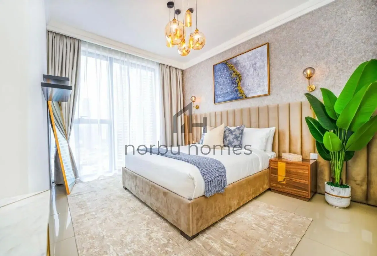 Burj Khalifa View | Fully Furnished | 4 Cheques