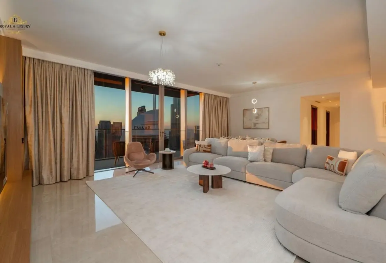 4BR + Maids Room | Burj Khalifa and Fountain View