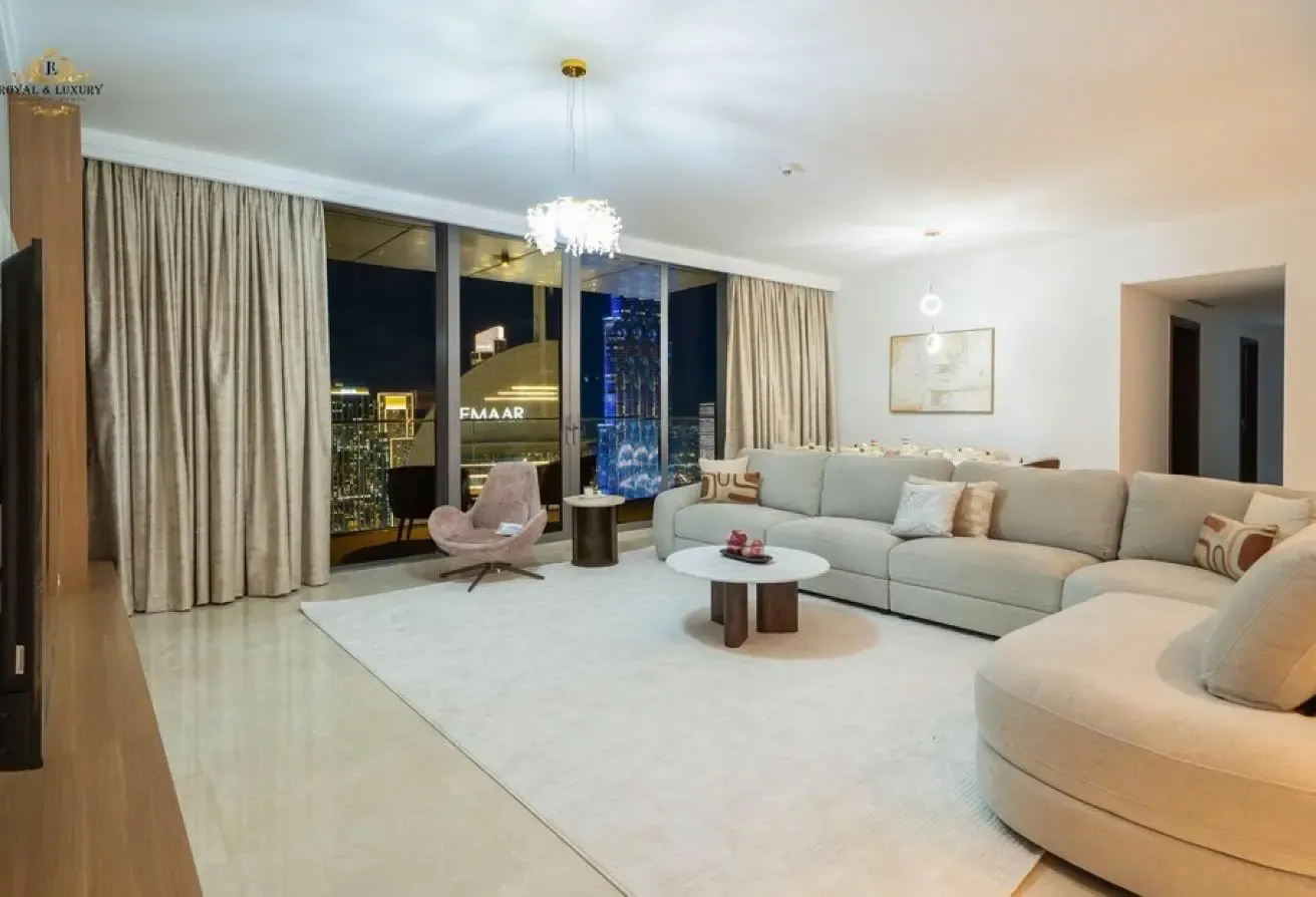 4BR + Maids Room | Burj Khalifa and Fountain View