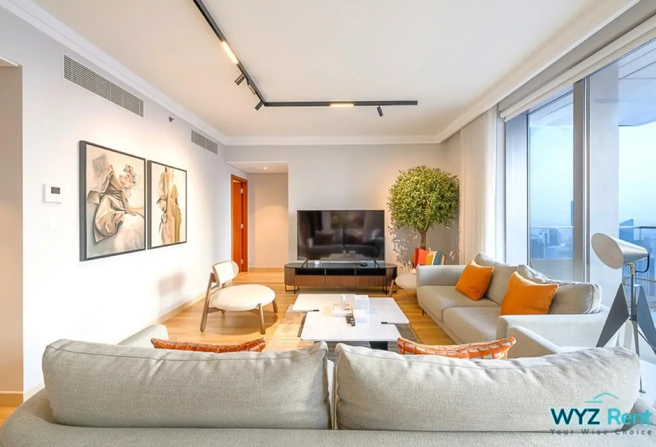 Spacious 3BR | Boulevard Point | Burj Khalifa View