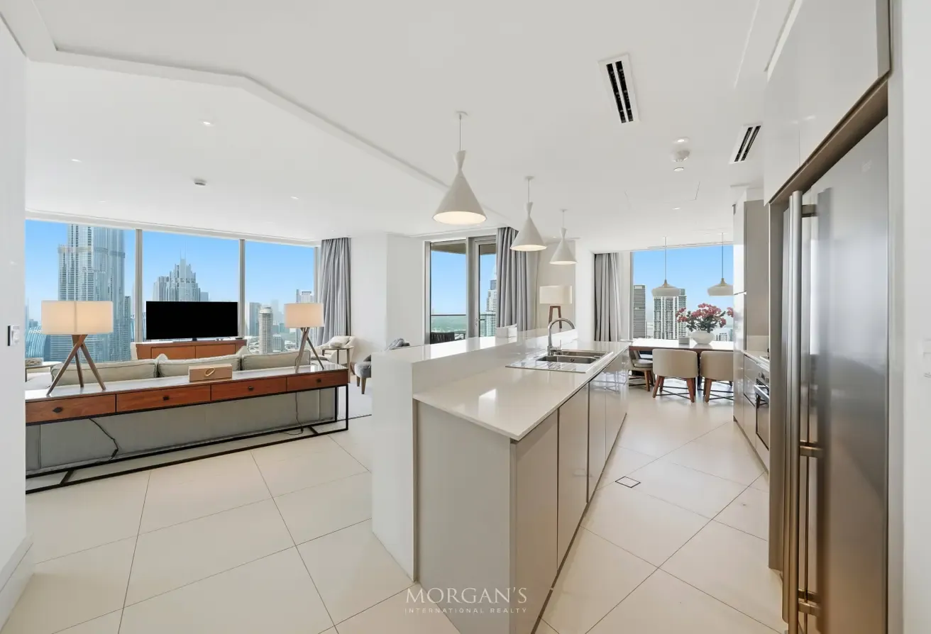 Rare 3BR+Maid | Full Burj and Fountain View