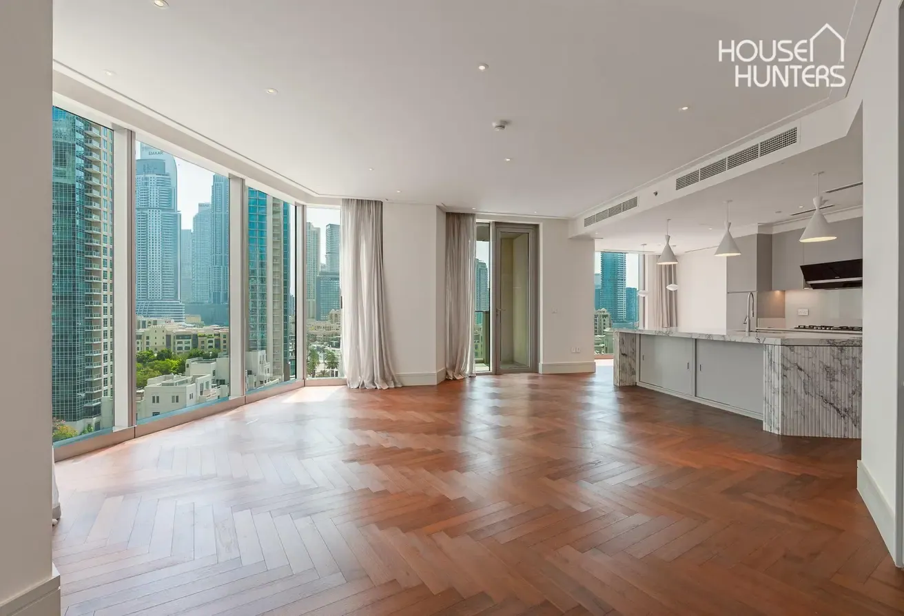 Burj Khalifa View | Upgraded | Spacious 3BR + Maid