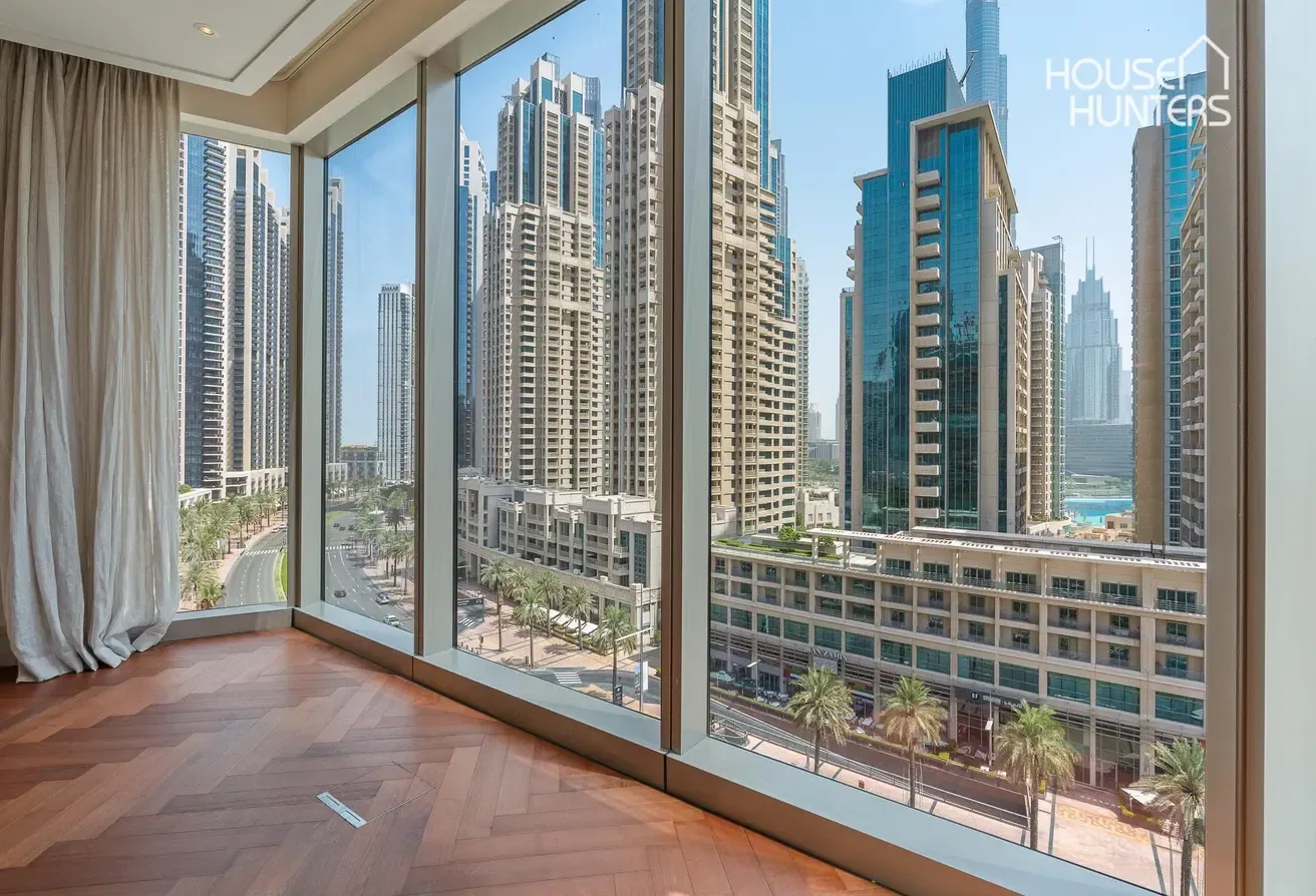 Burj Khalifa View | Upgraded | Spacious 3BR + Maid