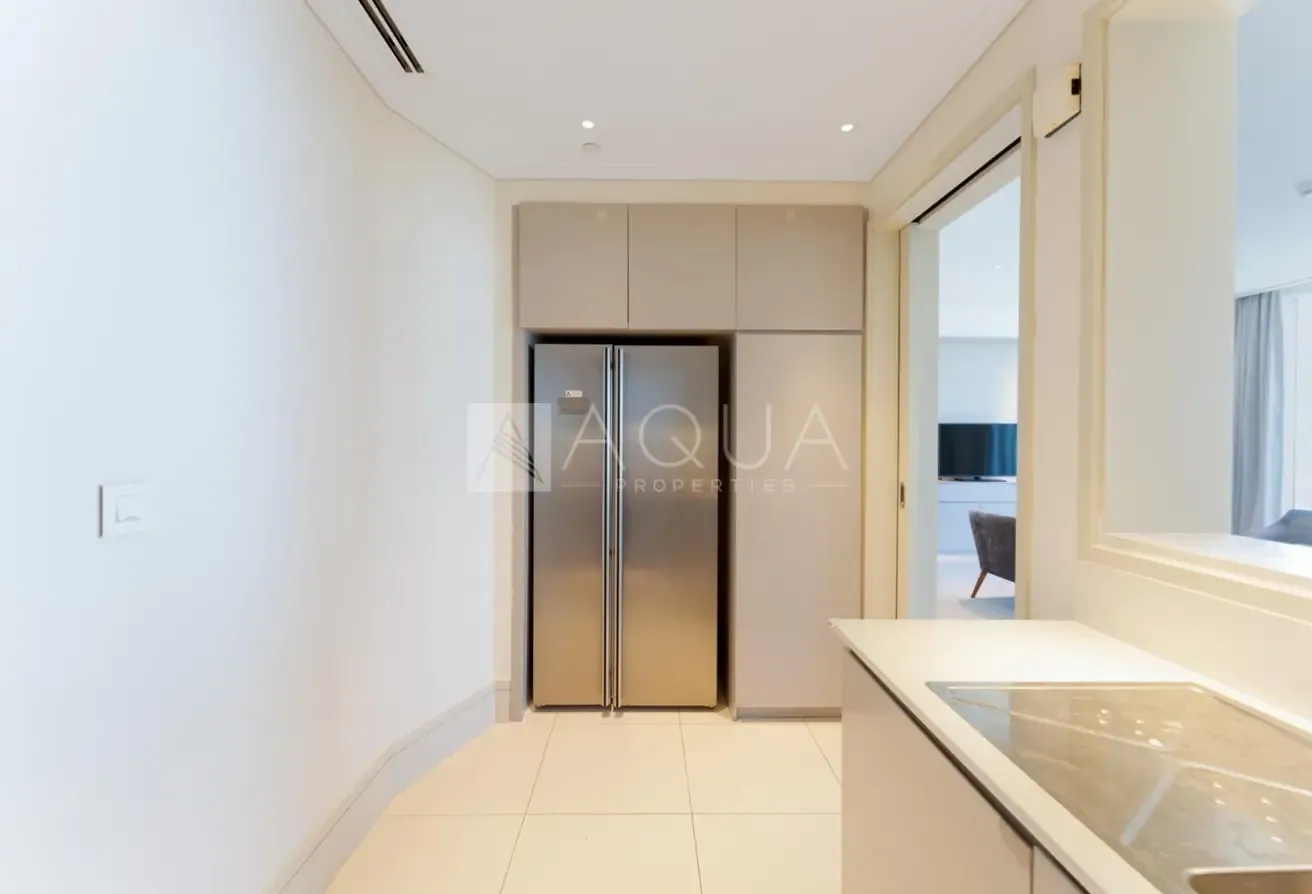 Furnished 3BR+M | Burj Khalifa View | High Floor