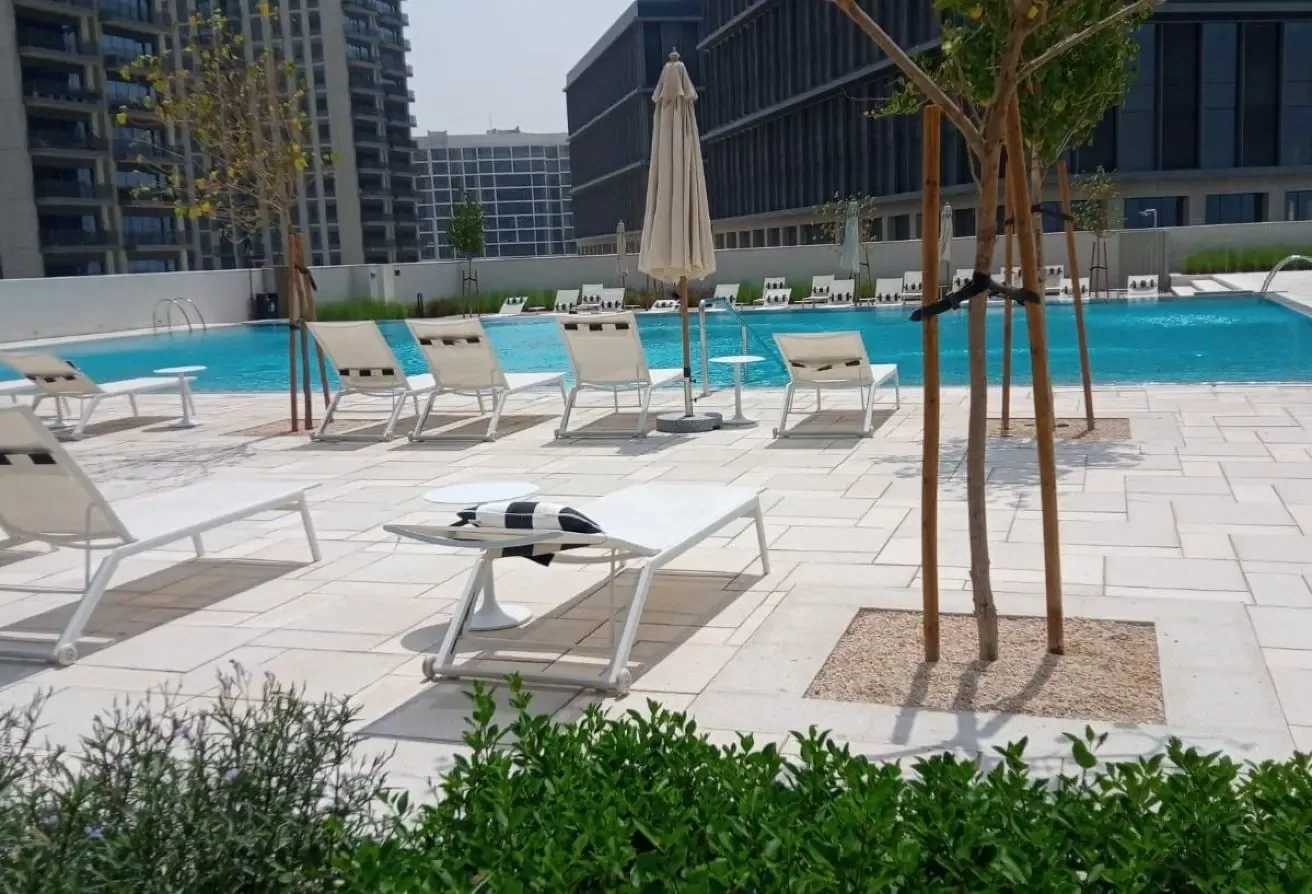 Fully Furnished 1-Bedroom with Pool View