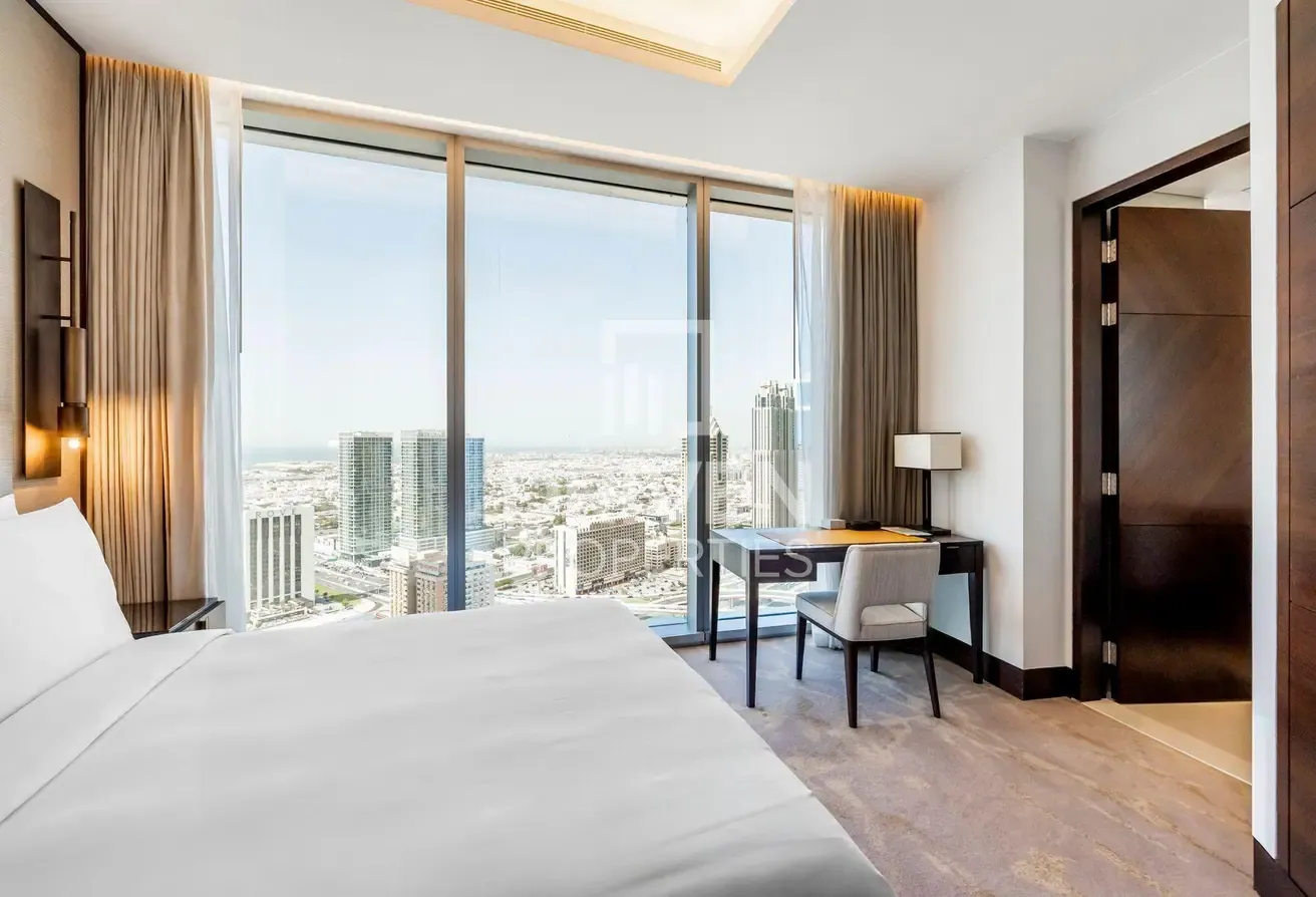 Burj View | Furnished | Maids Room | High Floor