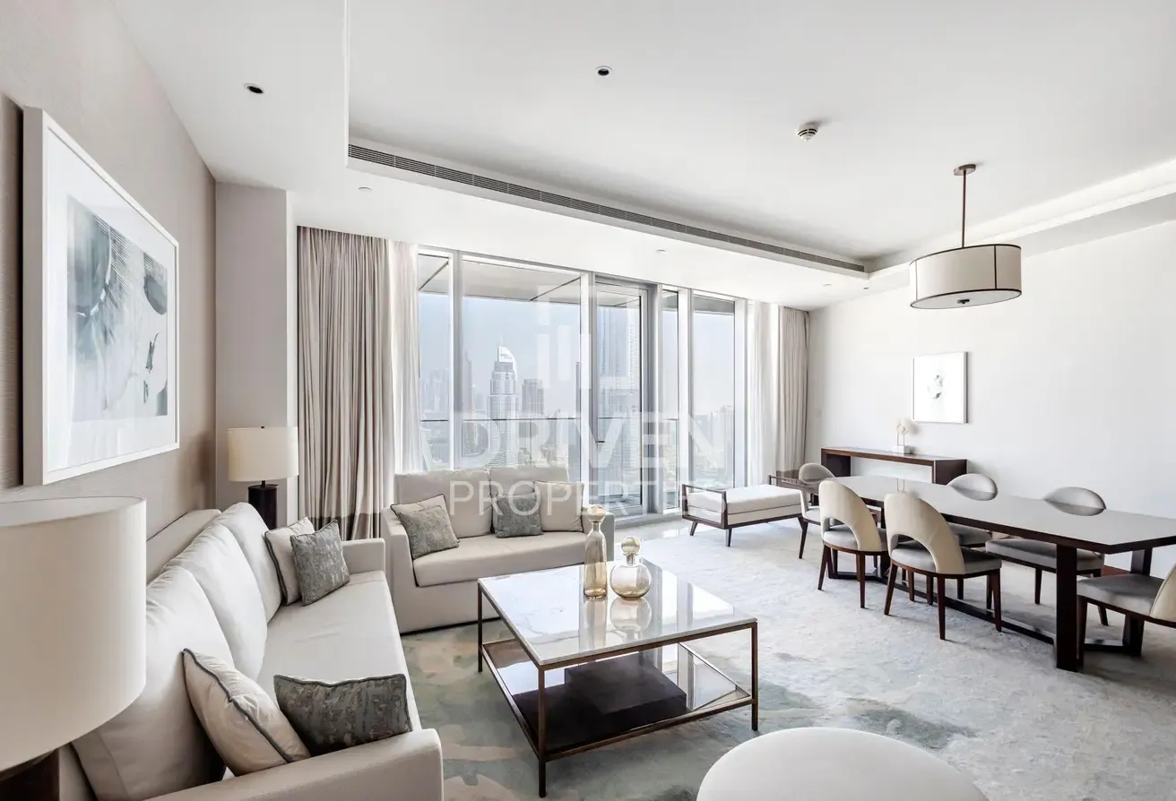 Burj and Fountain View | High Floor | Furnished