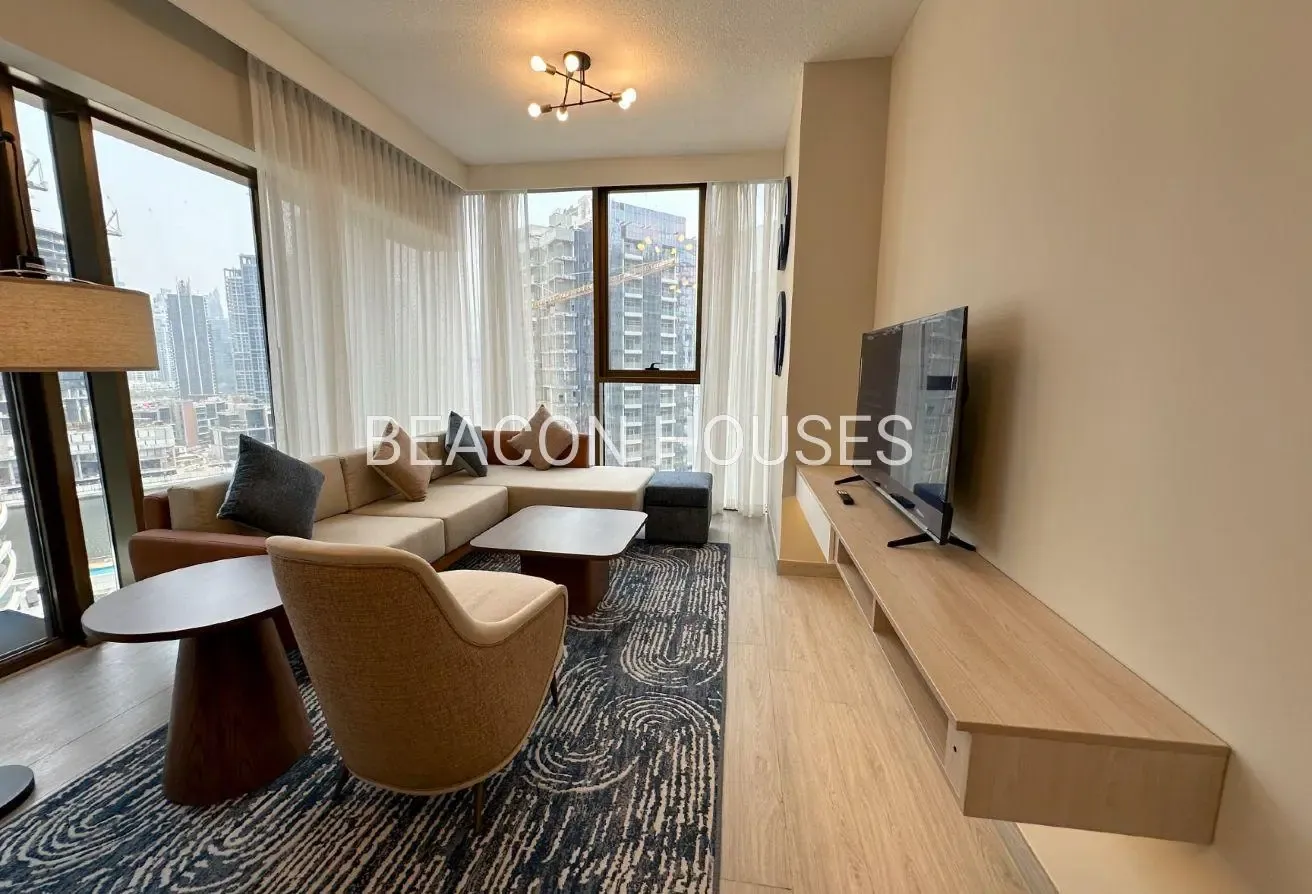 Elegant 2BR | Burj Khalifa View | Premium Living