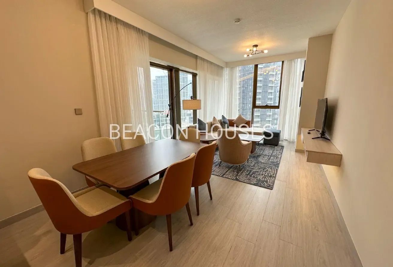 Burj View 2BR | Fully Furnished | Sleek Interiors