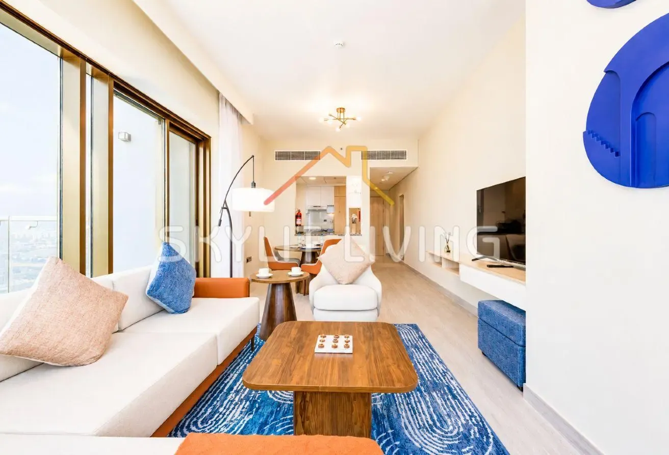 Furnished 2BR | Business Bay | Skyline View
