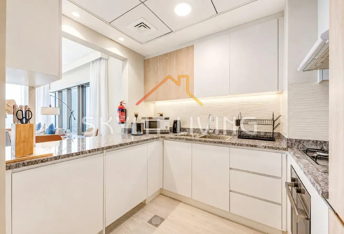 Furnished 2BR | Business Bay | Skyline View