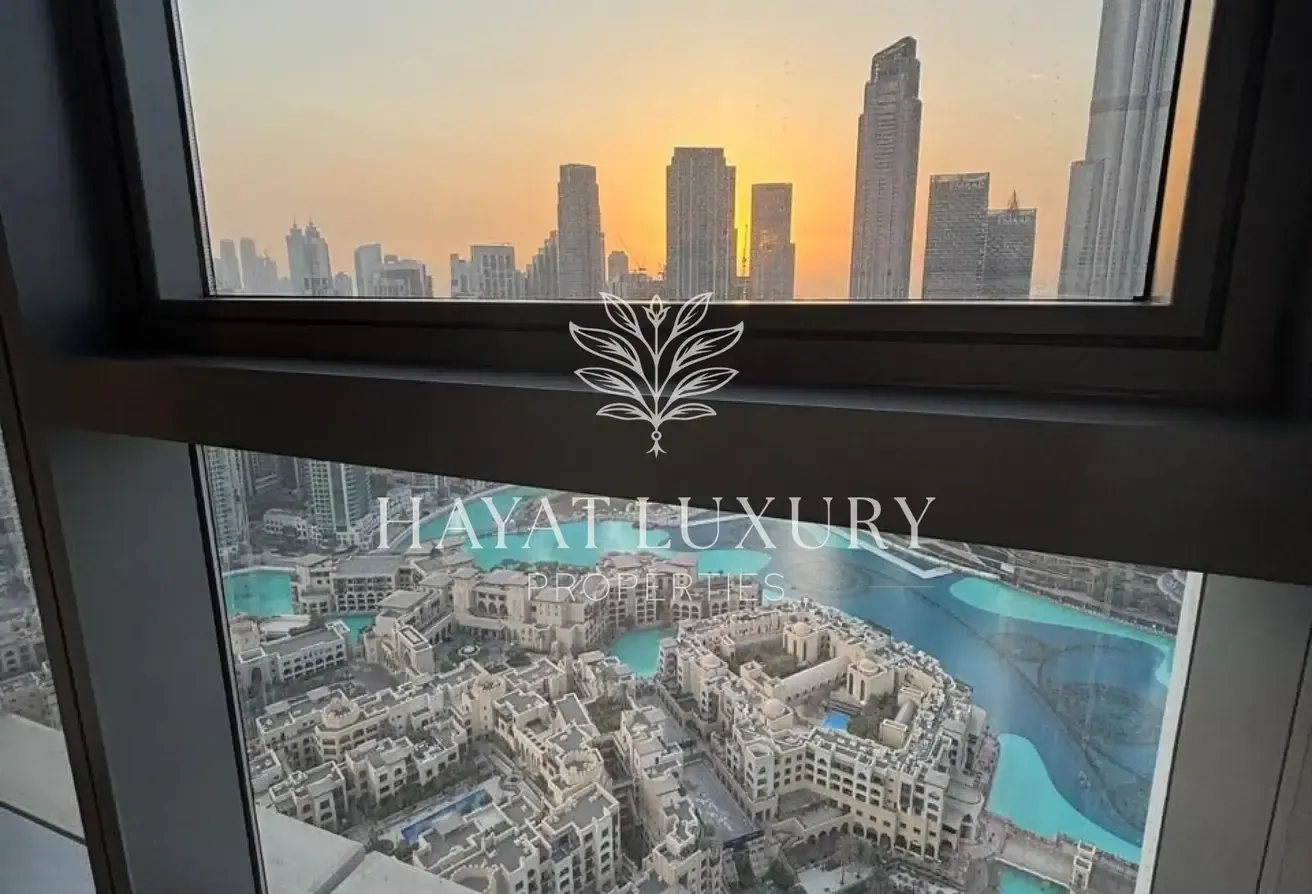 Luxurious 1-BR I Burj and Full Fountain View I High Floor