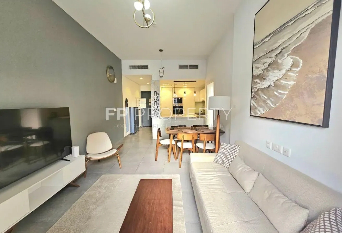 Fully Furnished | 2BR + Maid | Kitchen Appliances
