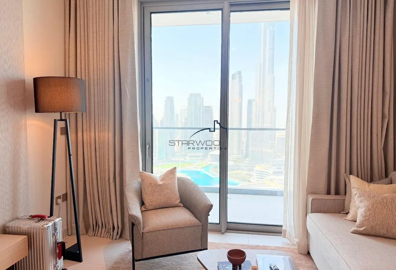 High Floor | Burj View | 3 bed + Maid | Vacant
