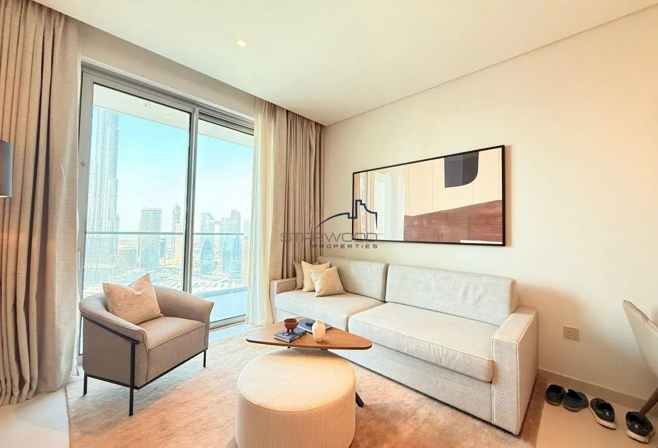 High Floor | Burj View | 3 bed + Maid | Vacant