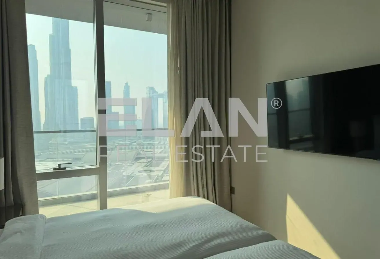 Burj and Fountain Views | 3 BED+Maid | Brand New