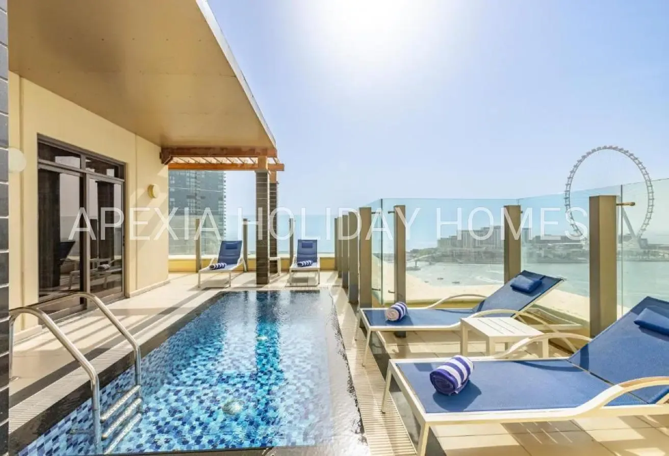 Private Pool | Luxury 3BR + Maid | Full Sea View