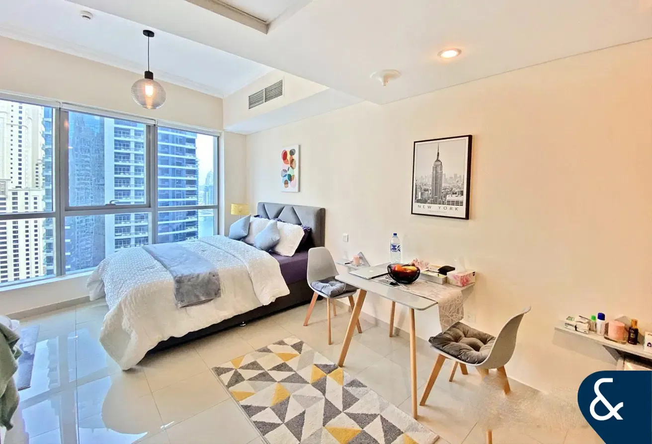 Studio | Furnished | Marina and Sea Views