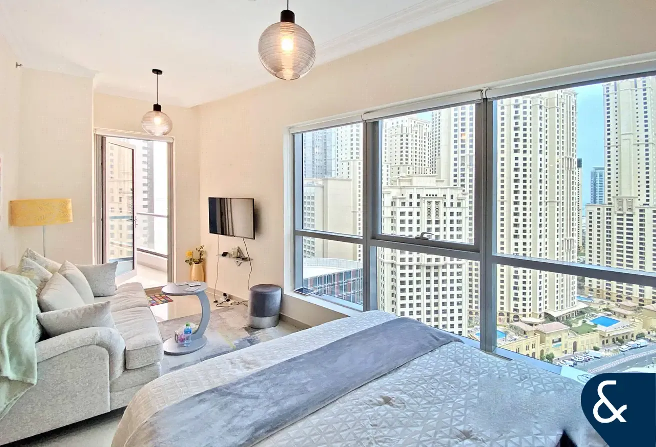 Studio | Furnished | Marina and Sea Views