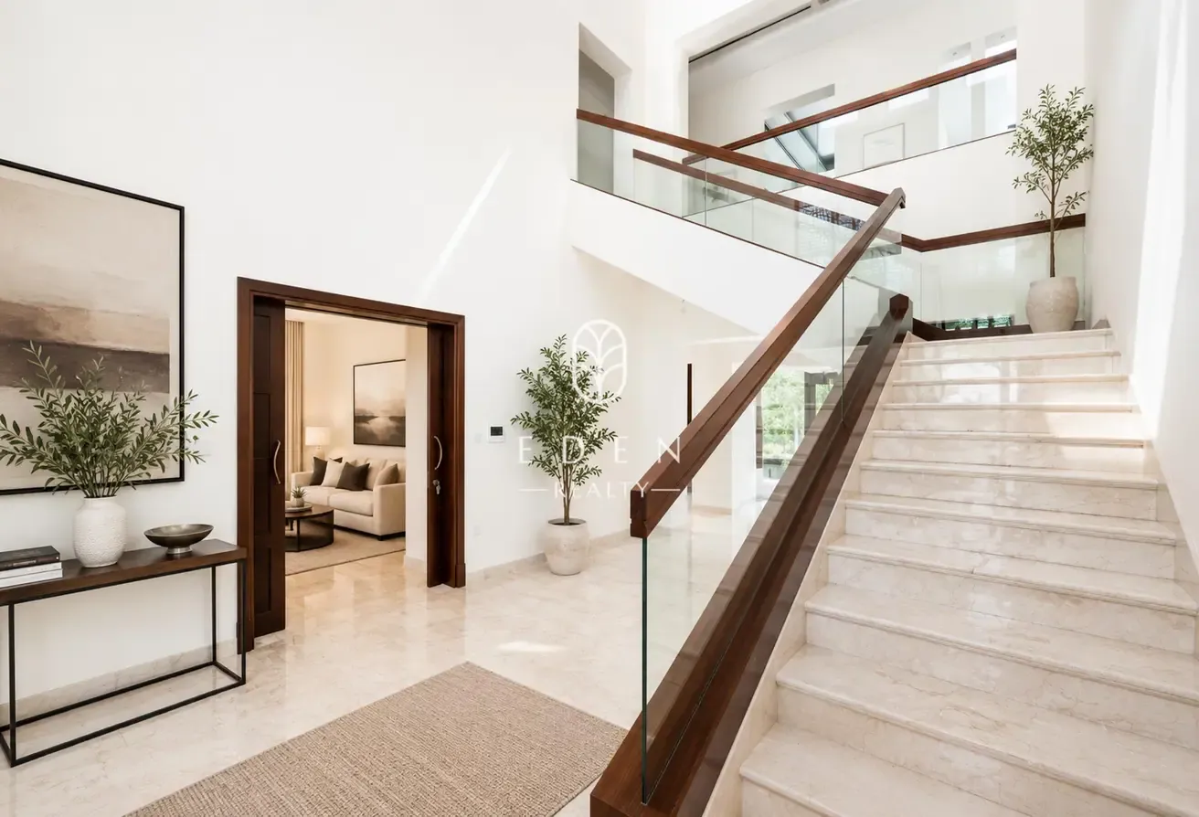 6BR Modern Arabic Villa | Private Pool | Landscaped Garden