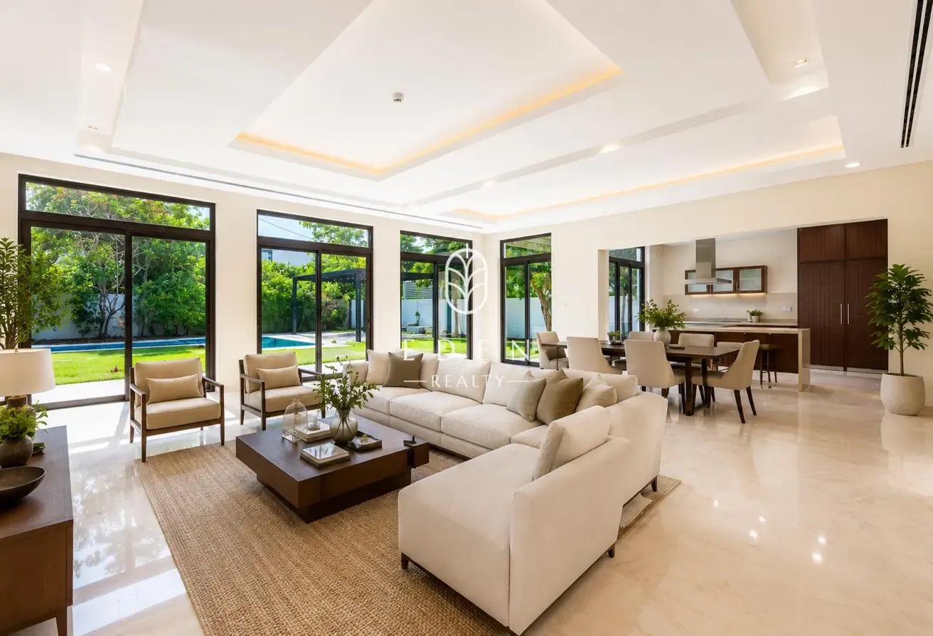 6BR Modern Arabic Villa | Private Pool | Landscaped Garden