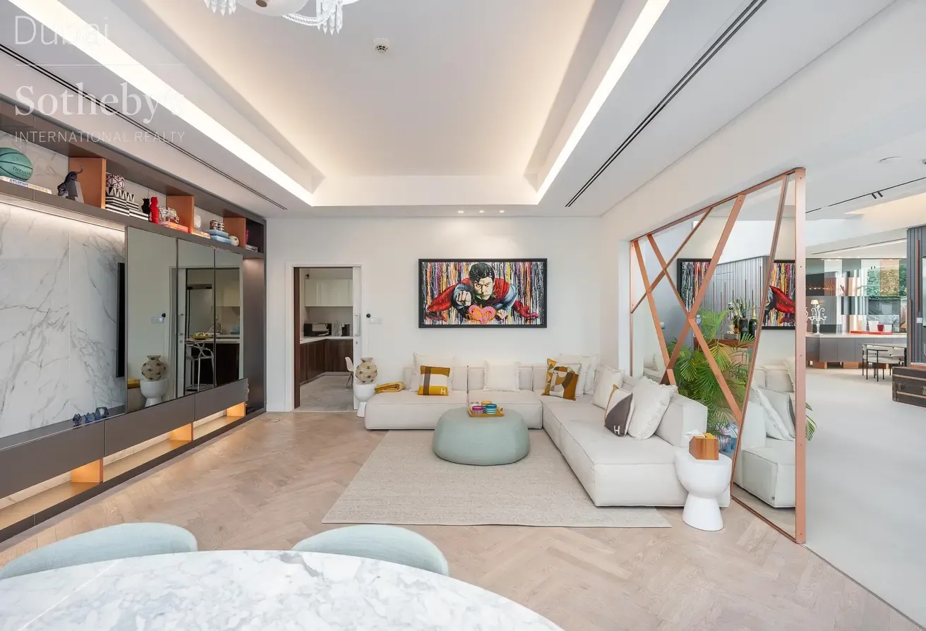 Upgraded Villa With Burj Khalifa View in MBR City