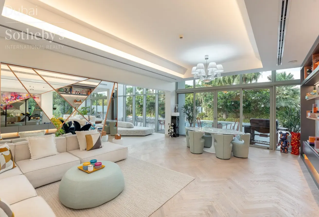 Upgraded Villa With Burj Khalifa View in MBR City