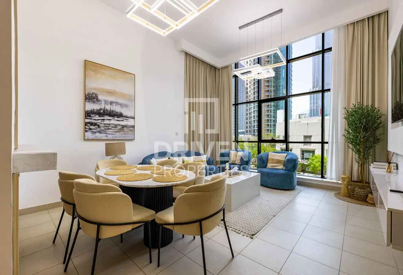 Fully Furnished | Burj View | High Ceilings
