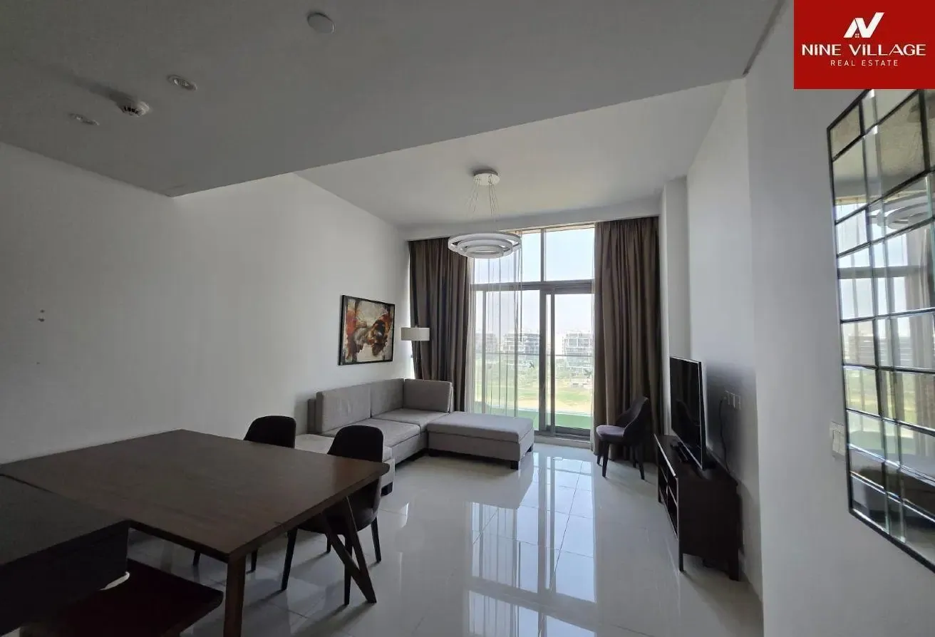 Golf Course View - Furnished 2BR + Maid Apartment