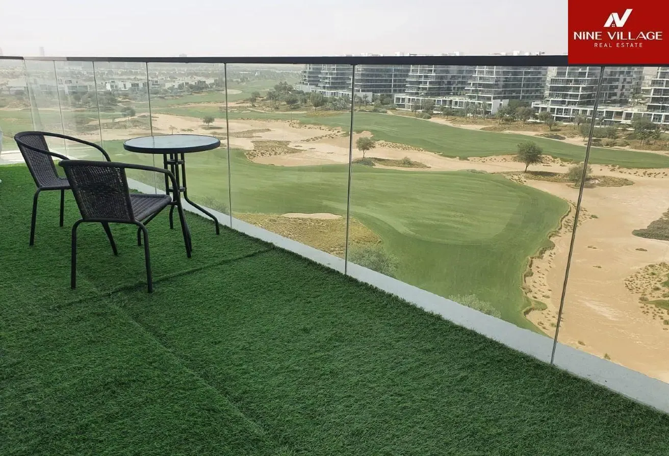 Golf Course View - Furnished 2BR + Maid Apartment
